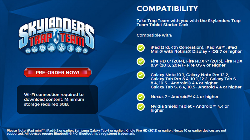 Illustration for article titled Tablet Is The Best Way To Play Skylanders: Trap Team